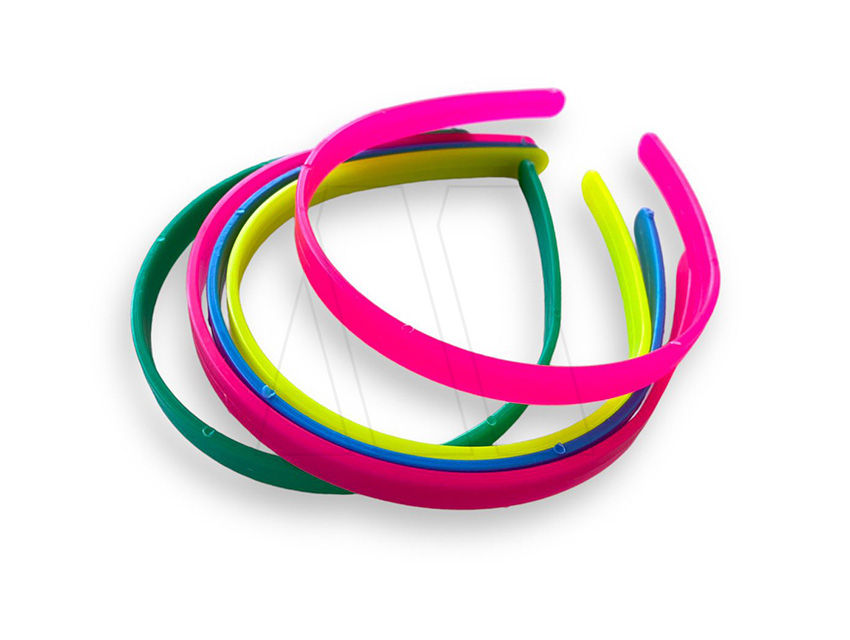 VINCHA PLASTICA 1CM X 5UN