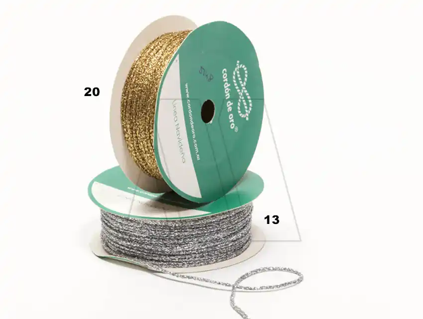 CORDON LUREX S/ALAMBRE CORDON DE ORO X 50MTS