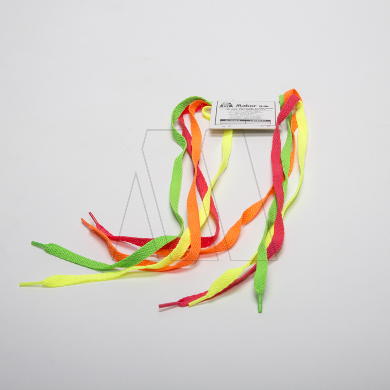CORDON FLUO P/ZAPATILLAS 90 CM X 10 PARES