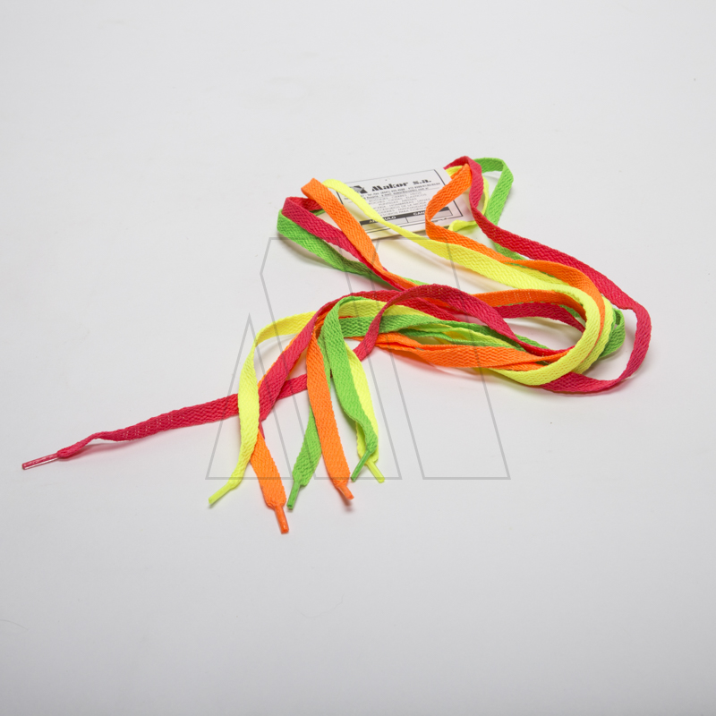 CORDON FLUO P/ZAPATILLAS 120CM X 10 PARES