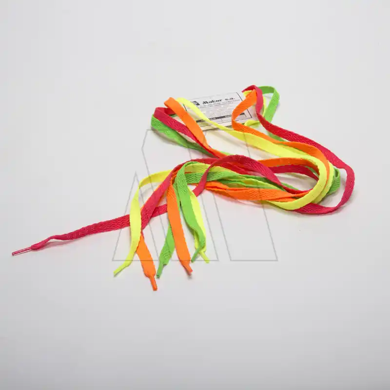 CORDON FLUO P/ZAPATILLAS 120CM X 10 PARES