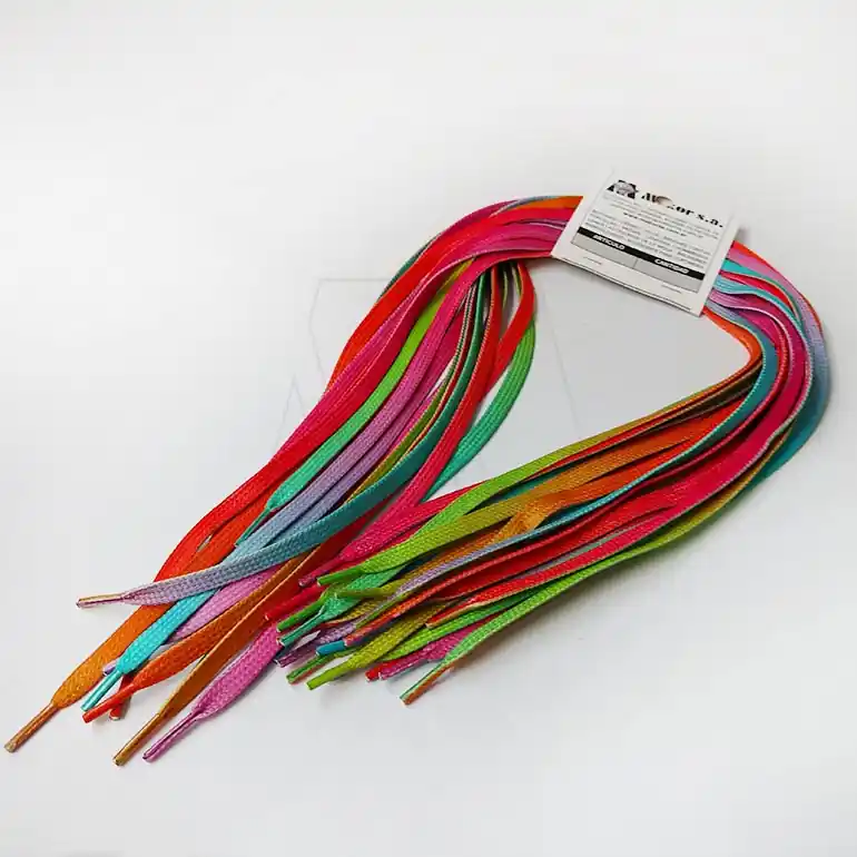 CORDON SUBLIMADO MULTICOLOR 60CM X 10 PARES