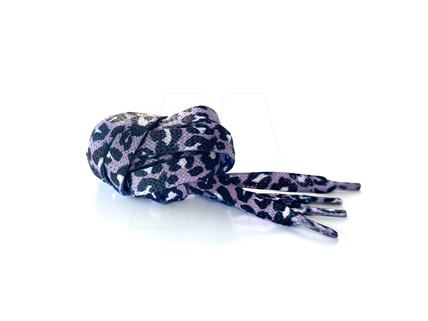 CORDON CHATO POLIESTER SUBLIMADO ANIMAL PRINT 90CM X 10 PARES 