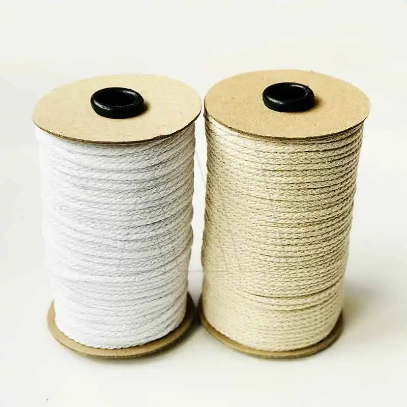 CORDON ALGODON BLANCO - NATURAL 3MM X 100MTS