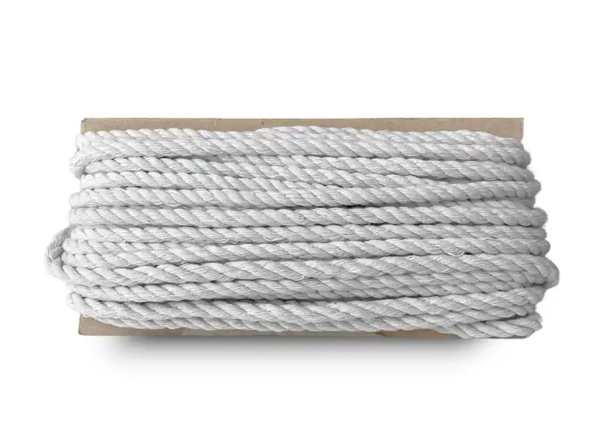 CUERDA DE ALGODON BLANCO MEDIANA 7MM X 20MTS 