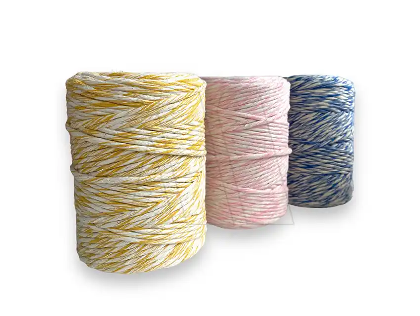 CORDON 100% ALGODON 40 HEBRAS COLOR VETEADO 5MM X 130MTS (400GRS)