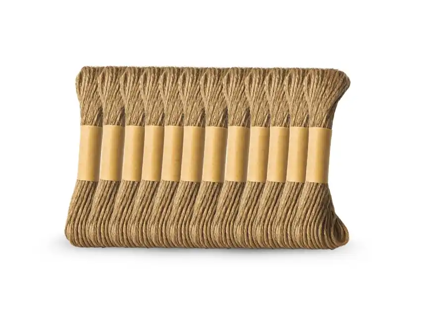 HILO DE YUTE GRUESO EN BOLSA DE 12 MADEJAS X 10MTS CADA UNA