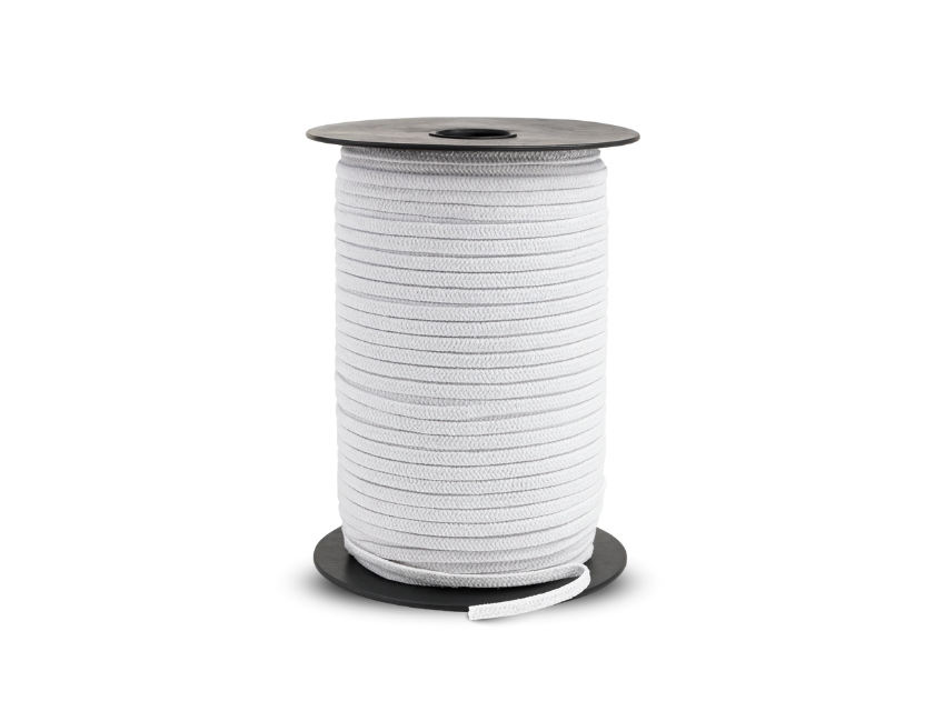 ELASTICO 57% ALGODON 27%GOMA 16%POLIESTER FB 4MM X 200MTS
