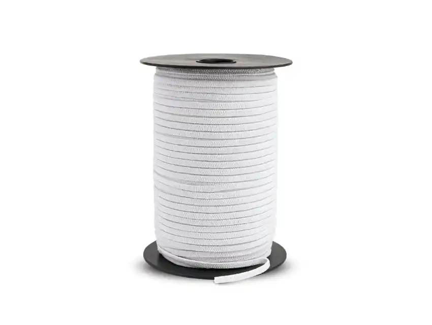 ELASTICO 57% ALGODON 27%GOMA 16%POLIESTER FB 4MM X 200MTS