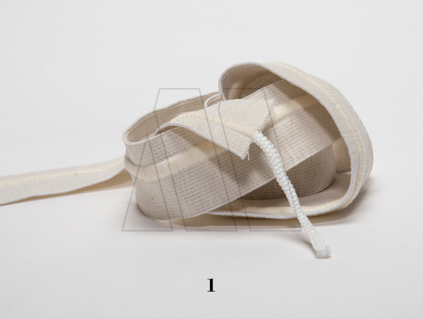 ELASTICO CON CORDON ALGODON 40MM X 30MTS