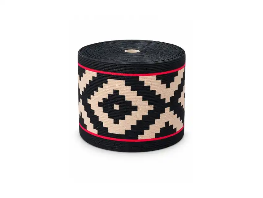 ELASTICO SUBLIMADO PAMPA POLIESTER 100MM X 10MTS