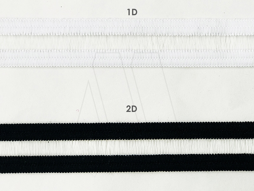 ELASTICO BLANCO-NEGRO FB 2,5CM X 10MTS
