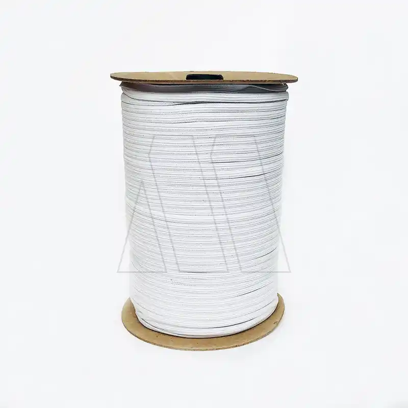 ELASTICO POL BLANCO 5MM X 100MTS