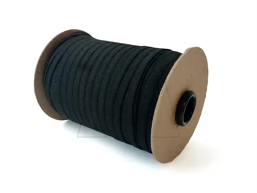 ELASTICO POL NEGRO 5MM X 100MTS