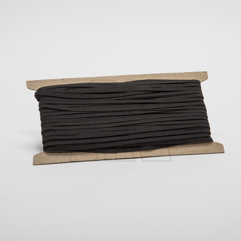 ELASTICO POL LISO BENTLEY Nº 10 NEGRO 4MM X 50MTS