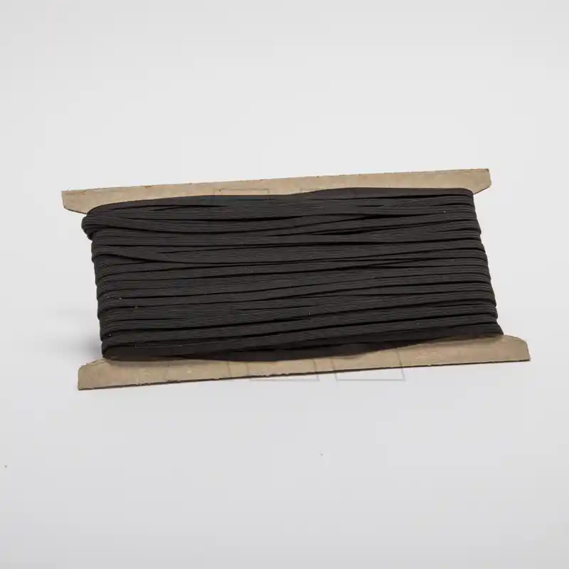 ELASTICO POL LISO BENTLEY Nº 10 NEGRO 4MM X 50MTS