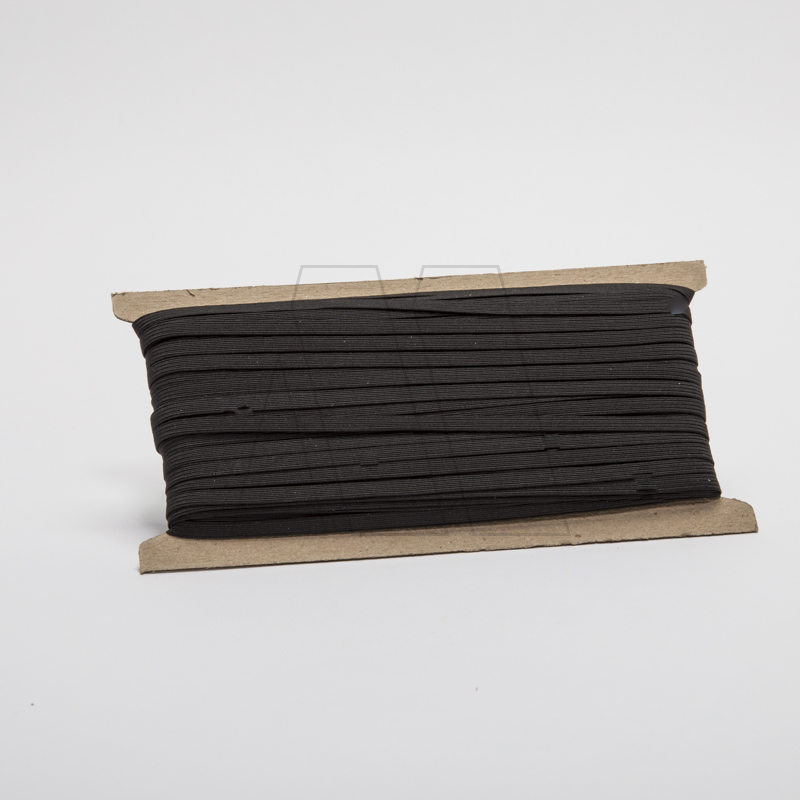 ELASTICO POL LISO BENTLEY Nº12 NEGRO 5MM X 50MTS
