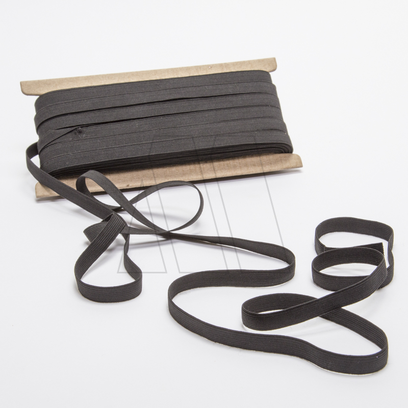 ELASTICO POL LISO BENTLEY Nº22 NEGRO 10MM X 50MTS