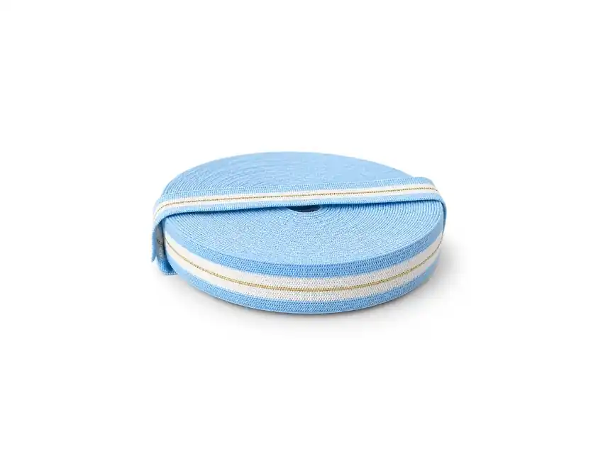 ELASTICO LIGA C/ LUREX DORSA ARGENTINA 20MM X 10MTS