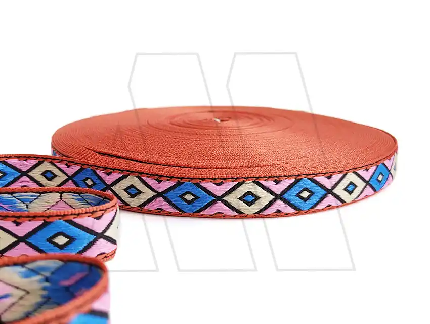 GALON BORDADO JUJUY 20MM X 10MTS