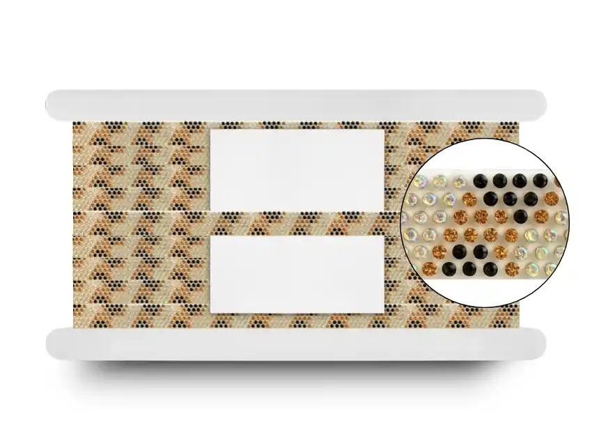 GALON TERMOADHESIVO STRASS LOUISE X 16MM X 5YDS