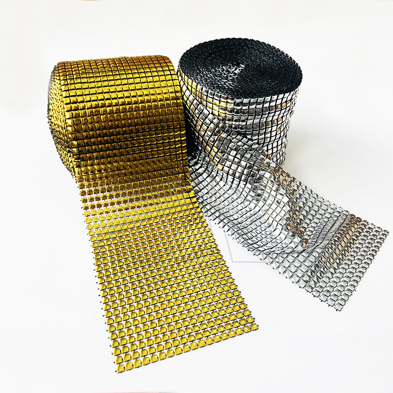 GALON ESPEJO SIMIL METALICO 10CM X 10YDS