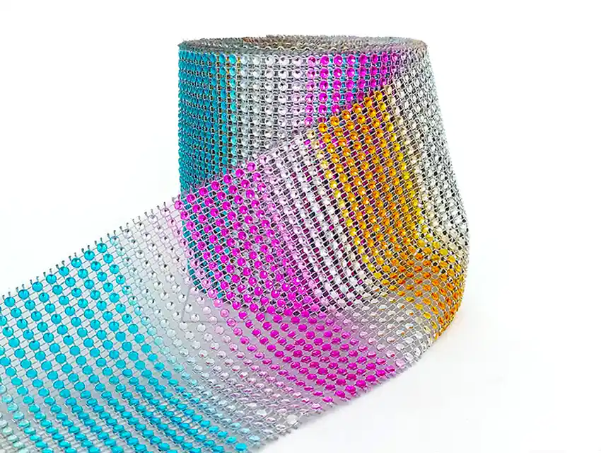 GALON FALSO STRASS 12CM X 10YDS