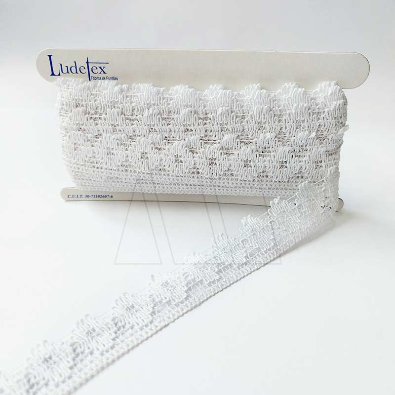 PUNTILLA ALGODÓN LUDETEX X 10MTS