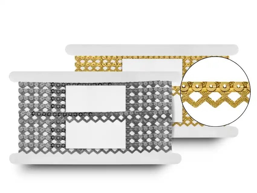 GALON LUREX BUENOS AIRES 1,3CM X 18MTS