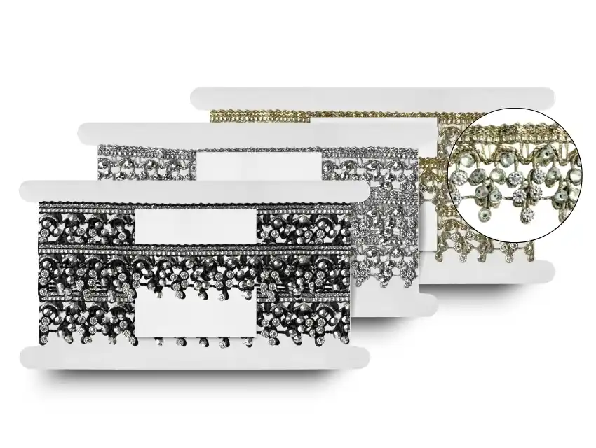 GALON LUREX PRAGA 2,7CM X 9MTS