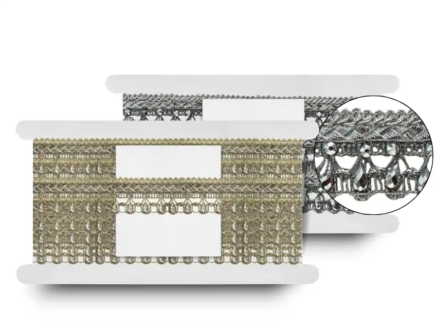 GALON LUREX BERLIN 3CM X 9MTS