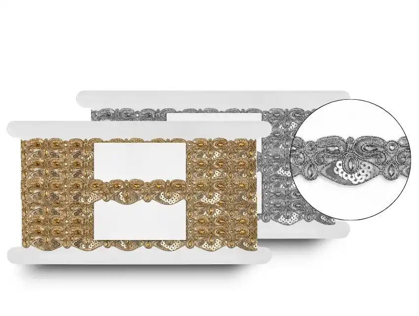 GALON LUREX NIZA 3CM X 9MTS
