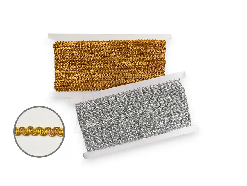GALON LUREX GUSANITO 5MM X 15YDS