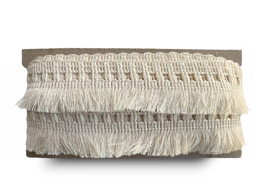 FLECO MANTA ALGODON BROOKLYN CRUDO 4CM X 10MTS 