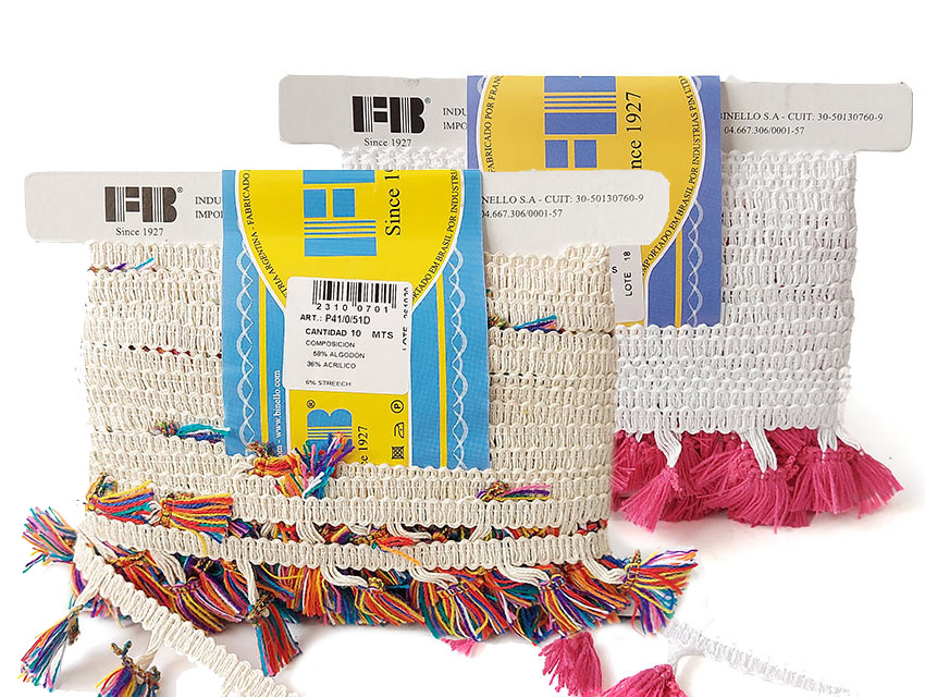 CAIREL ALG. ESCOBITA LISO O MULTICOLOR  X 10MTS