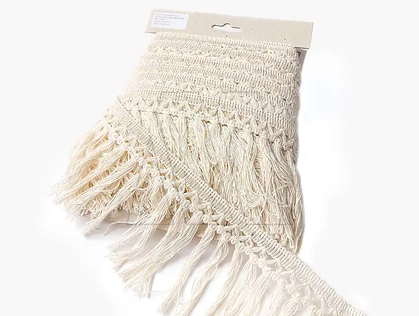 FLECO ALGODON NATURAL 10,5CM X 12MTS