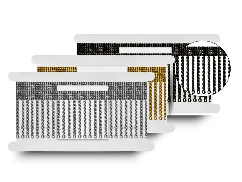 FLECO DE LUREX RETORCIDO PARIS 7CM X 18MTS