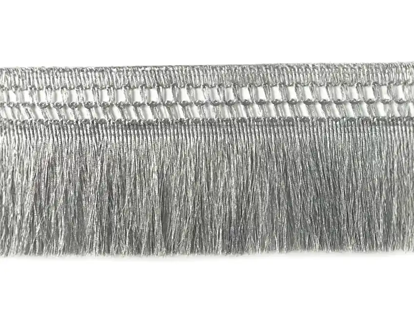 FLECO LUREX PLATEADO 8CM X 9MTS