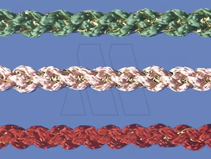 GALON MANDRA C/HILO LAME X 20MTS