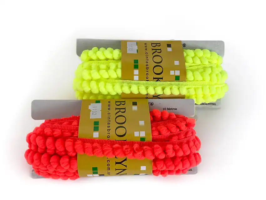 GALON POMPON FLUO X 10 MTS