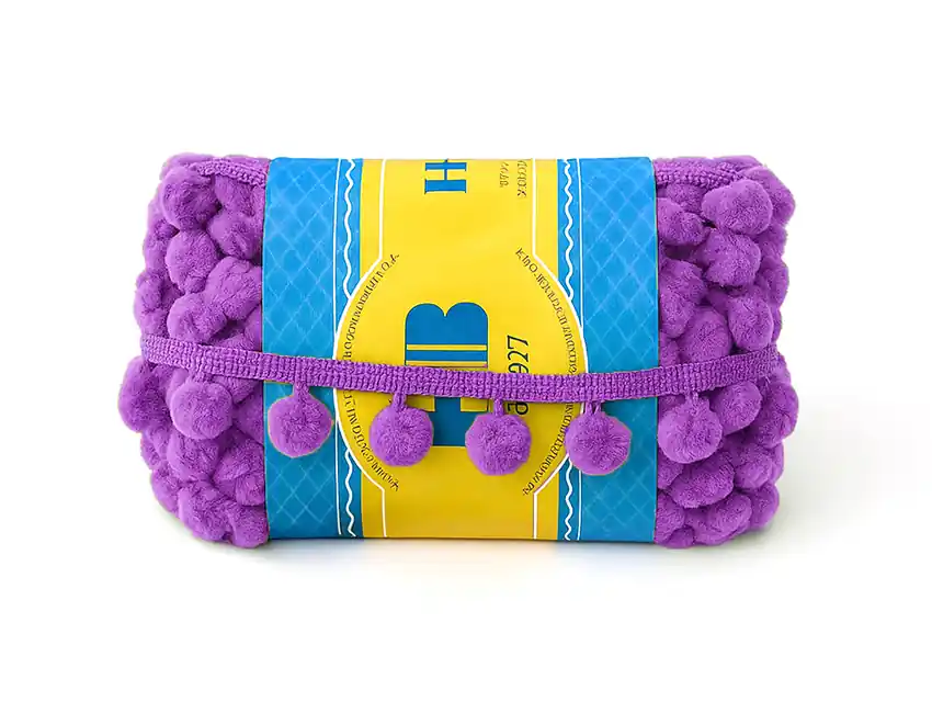 GALON POMPON GRANDE ALGODON FB X 10MTS