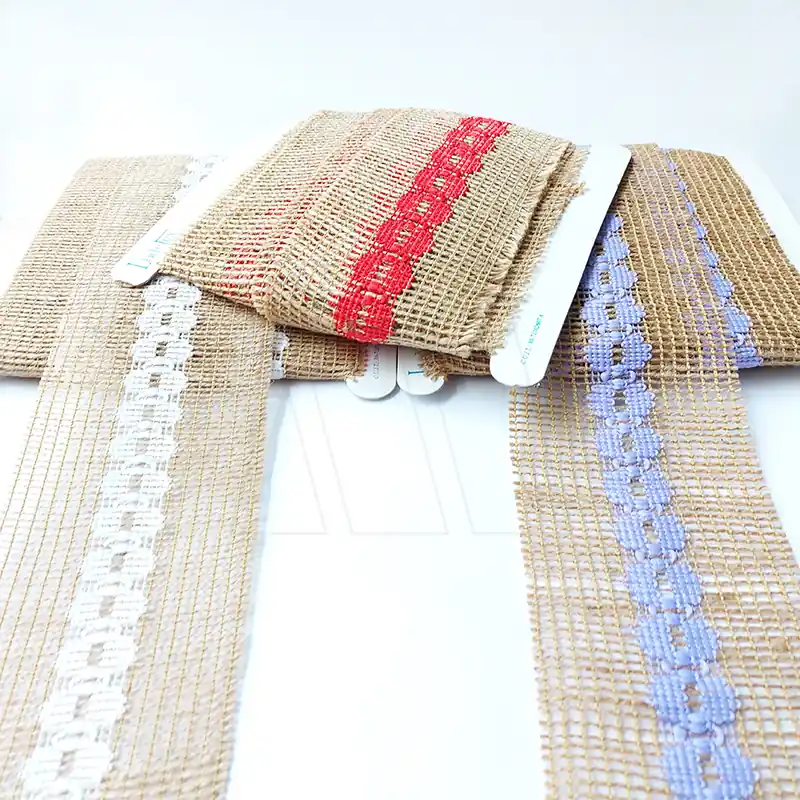 PUNTILLA YUTE ANCHA 9CM X 5MTS