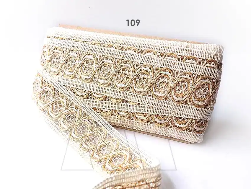 ENTREDOS RUSTICO NATURAL Y YUTE 45MM X 12MTS