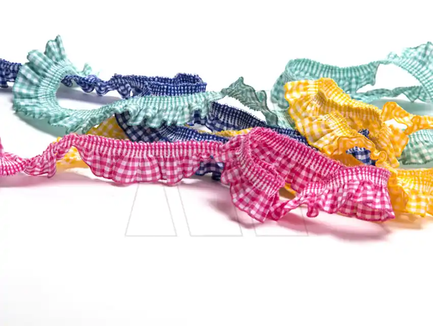 CINTA BROOKLYN ESCOCESA C/VOLADOS X 10MTS