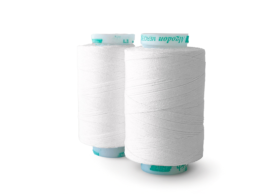 HILO ALGODON MERCERIZADO BLANCO 20UN X 450MTS