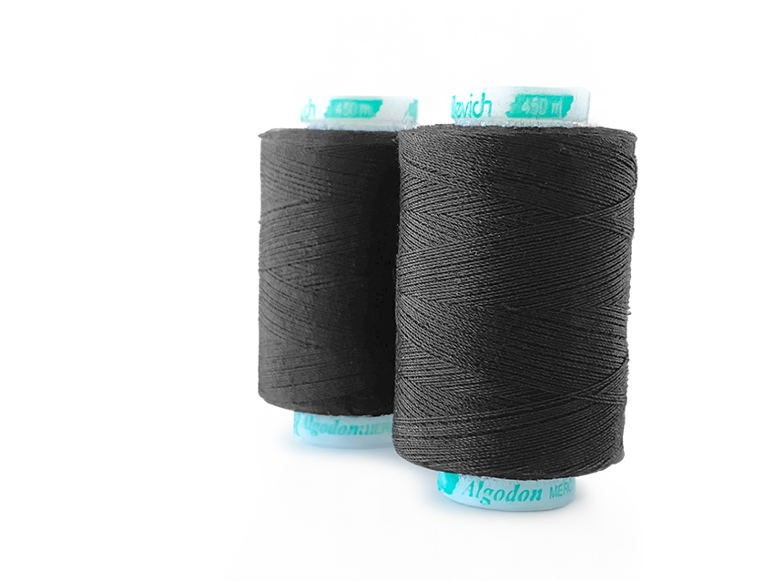  HILO ALGODON MERCERIZADO NEGRO 20UN X 450MTS 