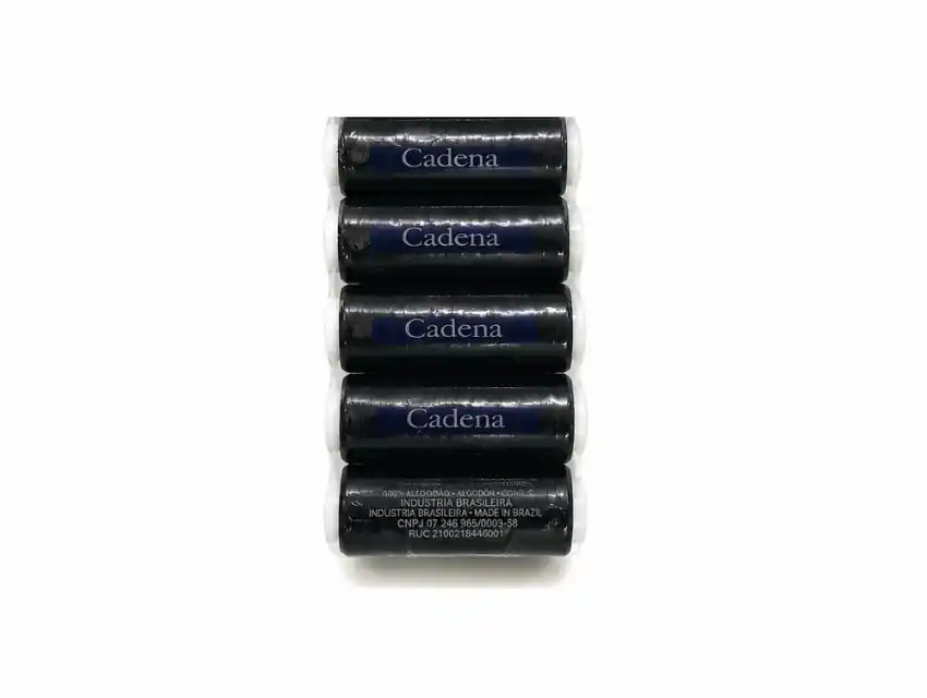 HILO CADENA DIAGONAL ALGODON NEGRO 20UN X 450MTS