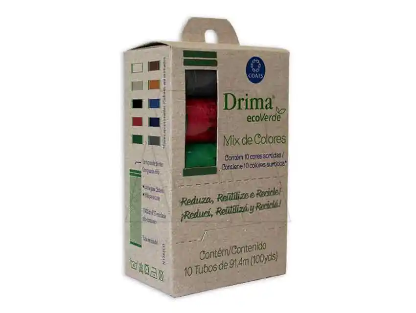 HILO DRIMA ECOLOGICO X 10UN SURTIDO X 91,4MTS
