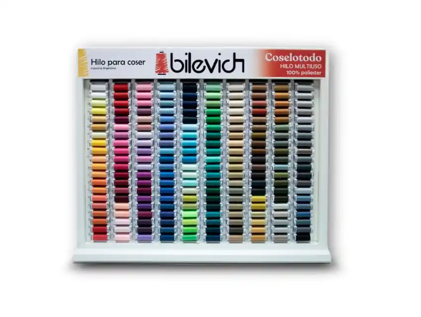 EXHIBIDOR HILO MULTIUSO 1/2 CARGA 200 COLORES