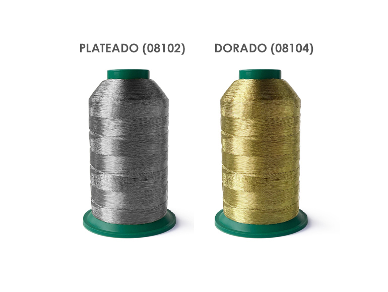 HILO CONO BONFIO LUREX METALIZADO POLIESTER P/BORDAR X 4000MTS 